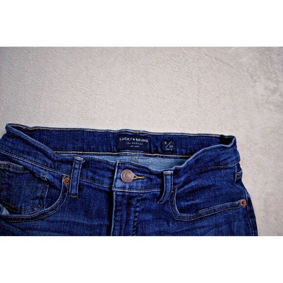 Lucky Brand Jeans Women's Size 8/29 Dark Wash Mid-Rise Ava Skinny Ankle EUC - Picture 4 of 7